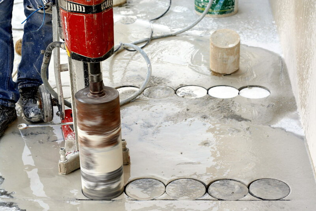 Industrial,Concrete,Drilling
