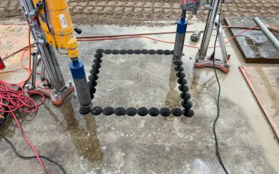 Drilling Through Reinforced Concrete