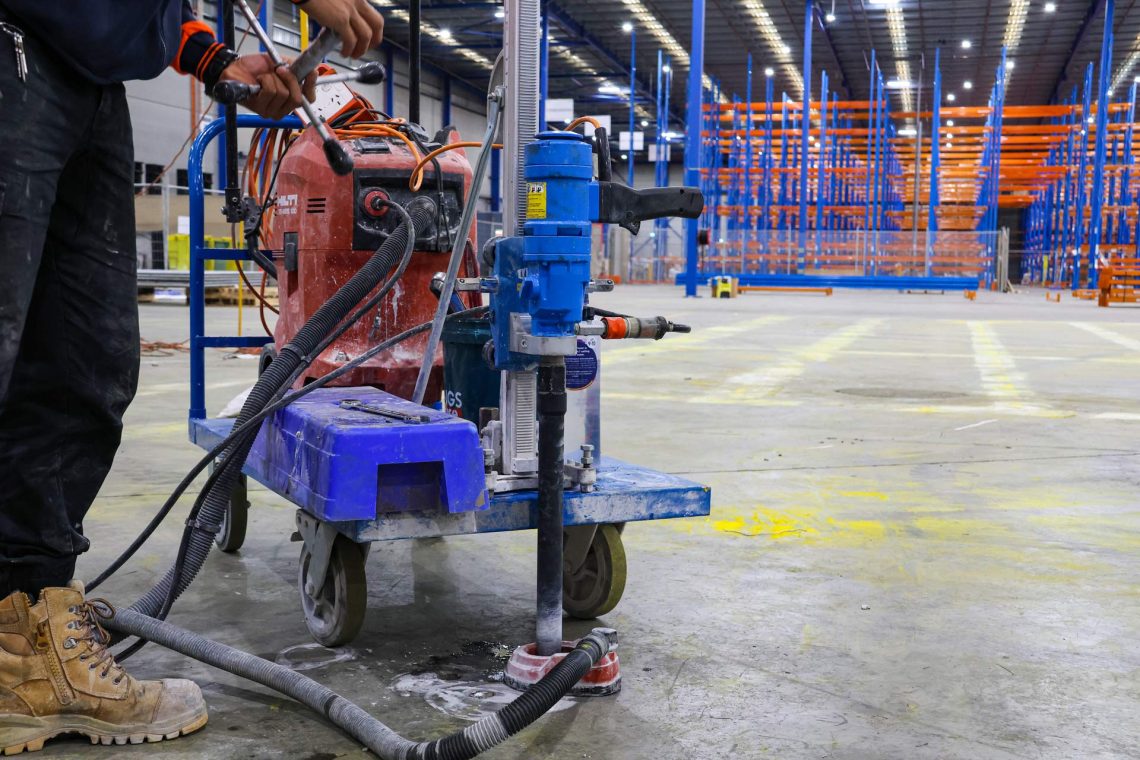 Core Drill and Fill End-of-Lease Floor Repairs: No Bolts Left Behind
