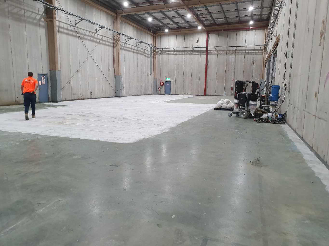 Core Drill and Fill Preparing a Warehouse Floor for a New Tenant