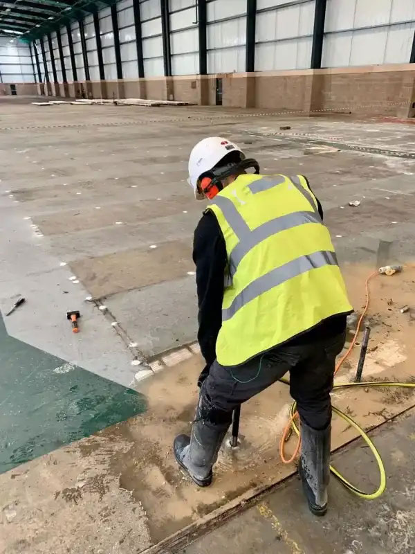 250318-155821 Floor bolt removal