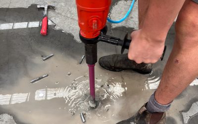 Removing and Filling Old Dynabolt Holes