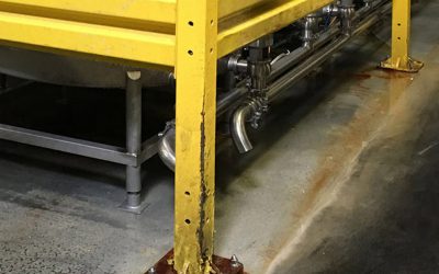 Bollard Removal in a Warehouse