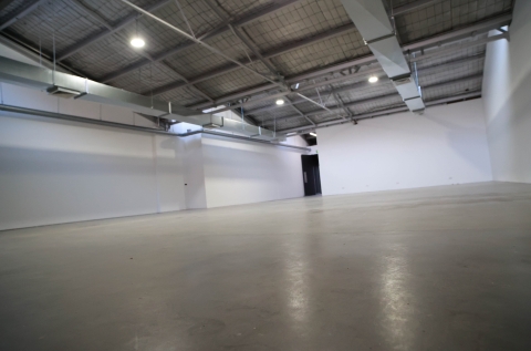 Empty factory warehouse